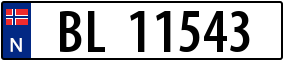 Truck License Plate